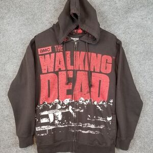 RARE: Men's Medium Full Zip Hoodie| The Walking Dead BIOWORLD 2013
